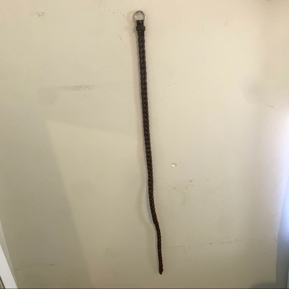 Brown Braided Belt